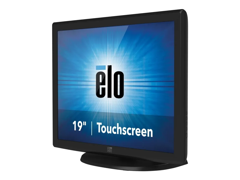 Elo Desktop Touchmonitors 1915L AccuTouch - LCD-skjerm - 19 - berøringsskjerm - 1280 x 1024 @ 75 Hz - 187 cd/m² - 1000:1 - 5 ms - VGA - mørk grå