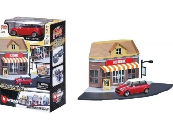 Street Fire Bburago City kioskbutikk 1:43 BBURAGO