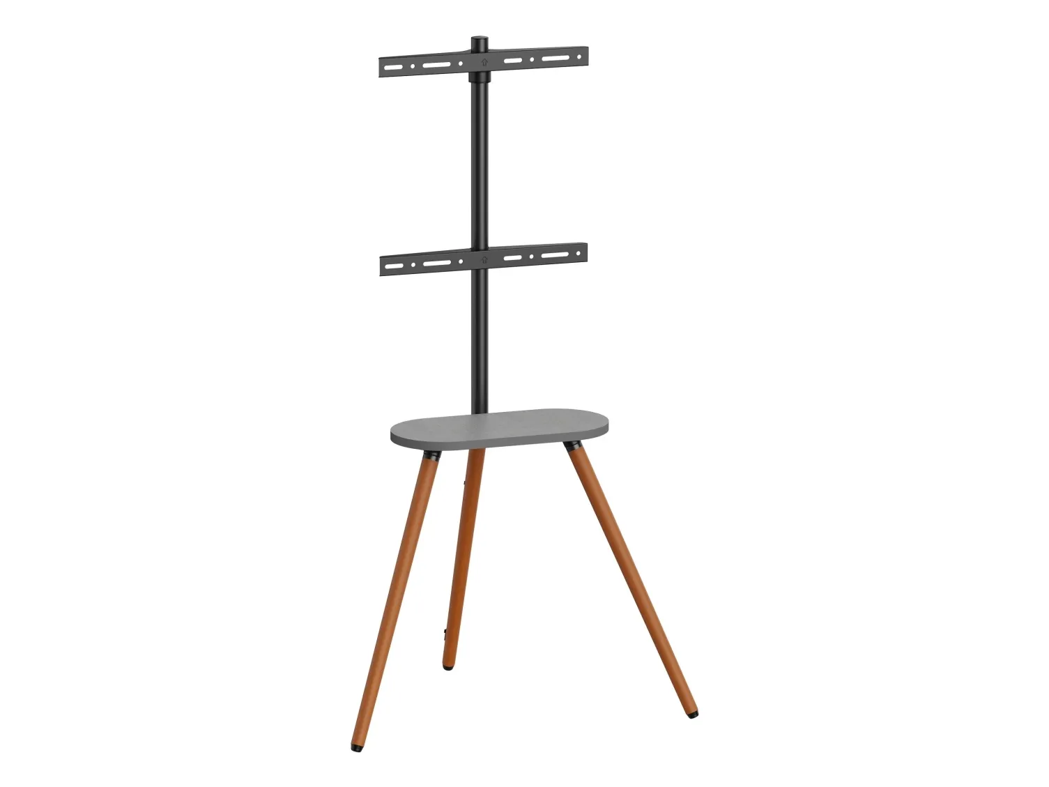 InLine woodstand II - TV-stativ med hylle - stativ - 43-65 (110-165cm) (23133W)