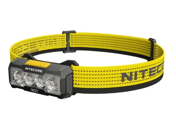 Nitecore NU27, Hovedbånd lommelygte, Sort, Gul, Polykarbonat (PC), 1 m, IP66, LED
