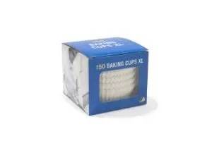 Muffinsform XL 60x25 mm Papir Hvid,150 stk/pk