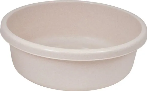 Curver Rund Skål 18l Beige Med Drops. 176039 KURVER