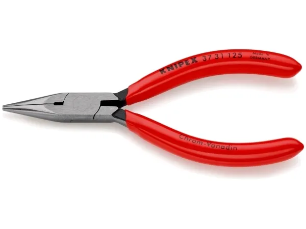 Knipex 37 31 125, Nesetang, 1,6 mm, 2,7 cm, Stål, Plast, Rød