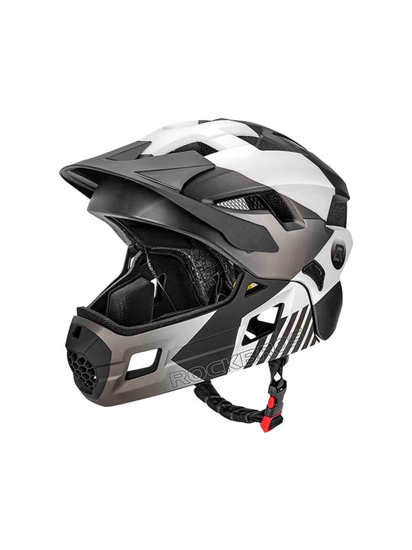 Rockbros TS-61 10110061006 Children's Bike Helmet with Detachable Chin Size M (54-57) - Gray