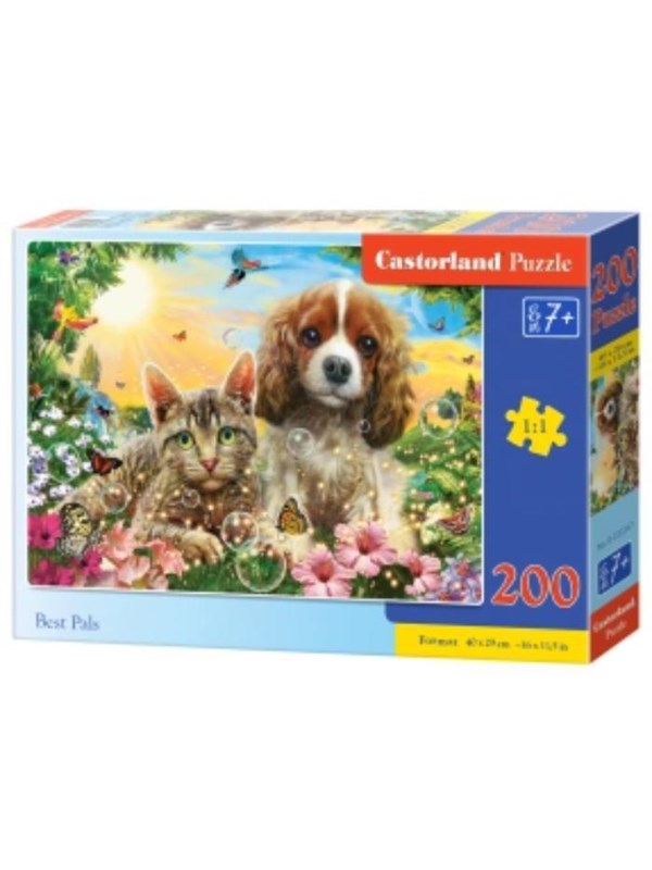 Castorland Bedste venner Hund & Kat 200 brik