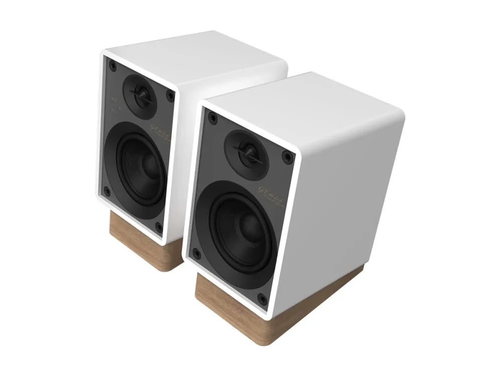 Onkyo GX-10DB - Creator Series - høyttalere - bokhylle - trådløs - Bluetooth - 30 watt (Total) - toveis - hvit