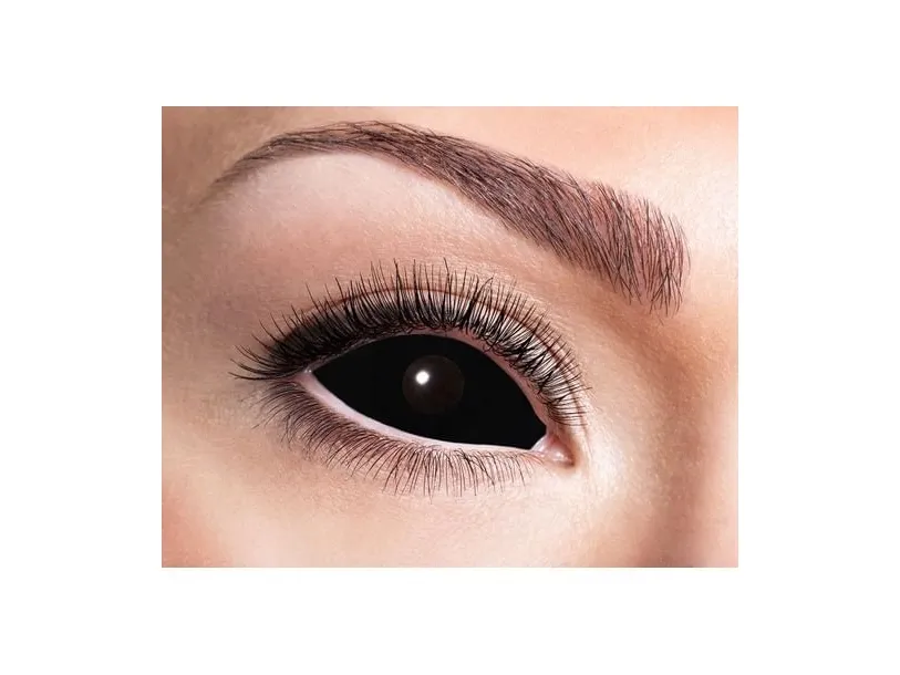 Sorte hel linser, Sclera linser