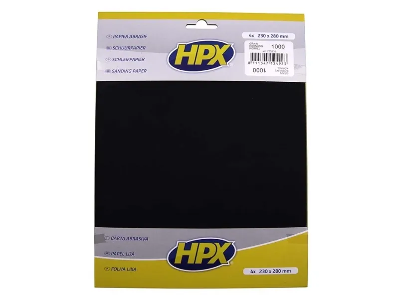 HPX sandpapir p1000 - 4 stk.