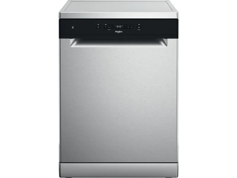 Whirlpool W2F HD624 X, Frittstående, Kompakt, Rustfritt stål, Svart, 1,3 m, 1,55 m
