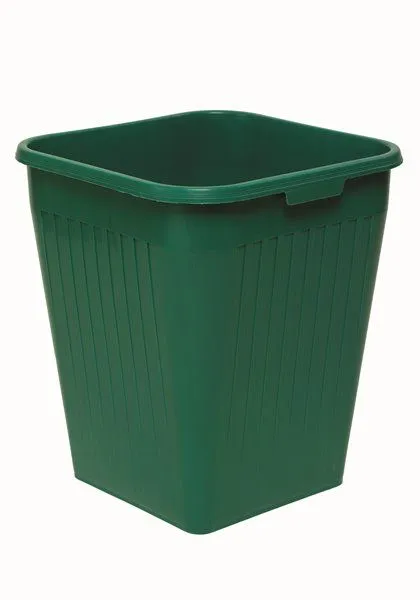 Papirkurv, Bantex, grøn, PP, 25 l