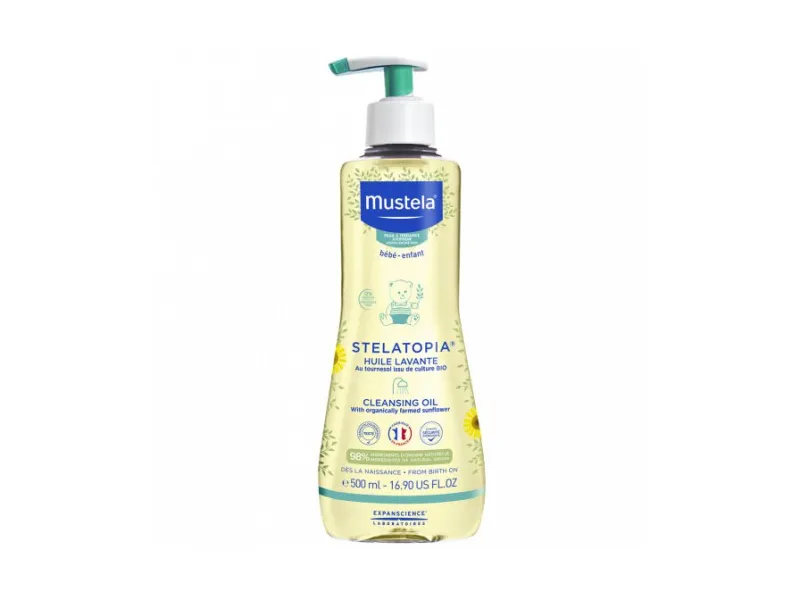 Mustela Bebe Stelatopia Cleansing Oil - Unisex - 500 ml