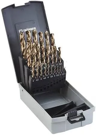 THÜRMER TOOLS Metalbor HSS Cobolt Borsæt 1-13mm med 0,5mm spring levers i stålkasse