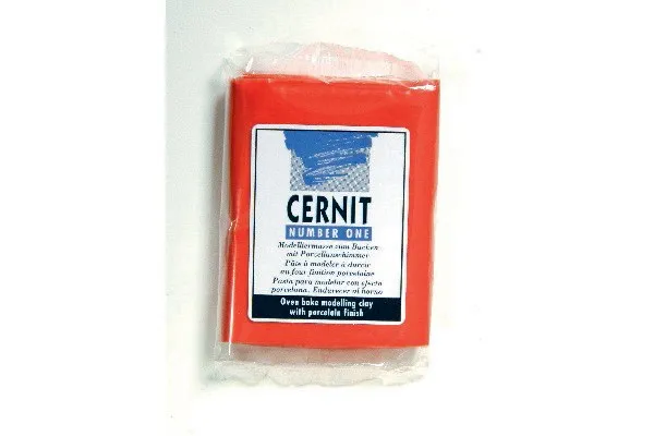 Cernit 428 Number One 56 g valmuerød