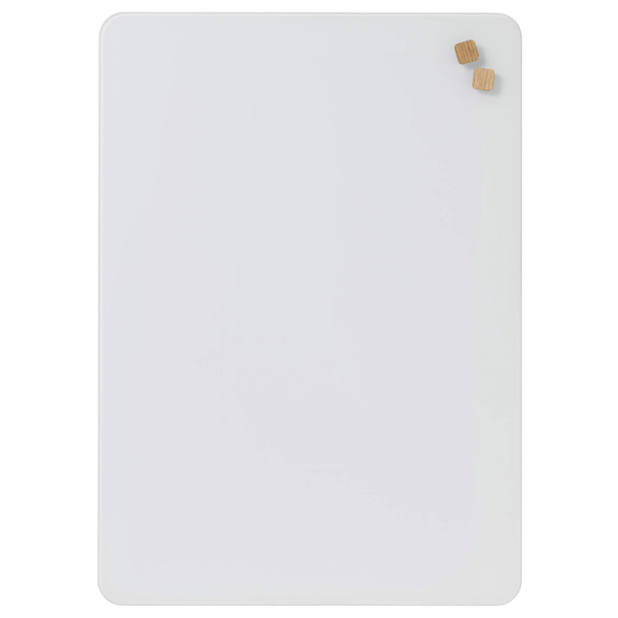 Magnetisk NAGA glastavle 50x70 cm Pure White