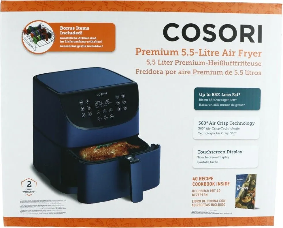 Cosori Premium Air Fryer Blå - 5,5 Liter