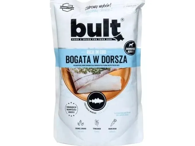 BULT Karma våtfôr til hund med and og torsk 500 g