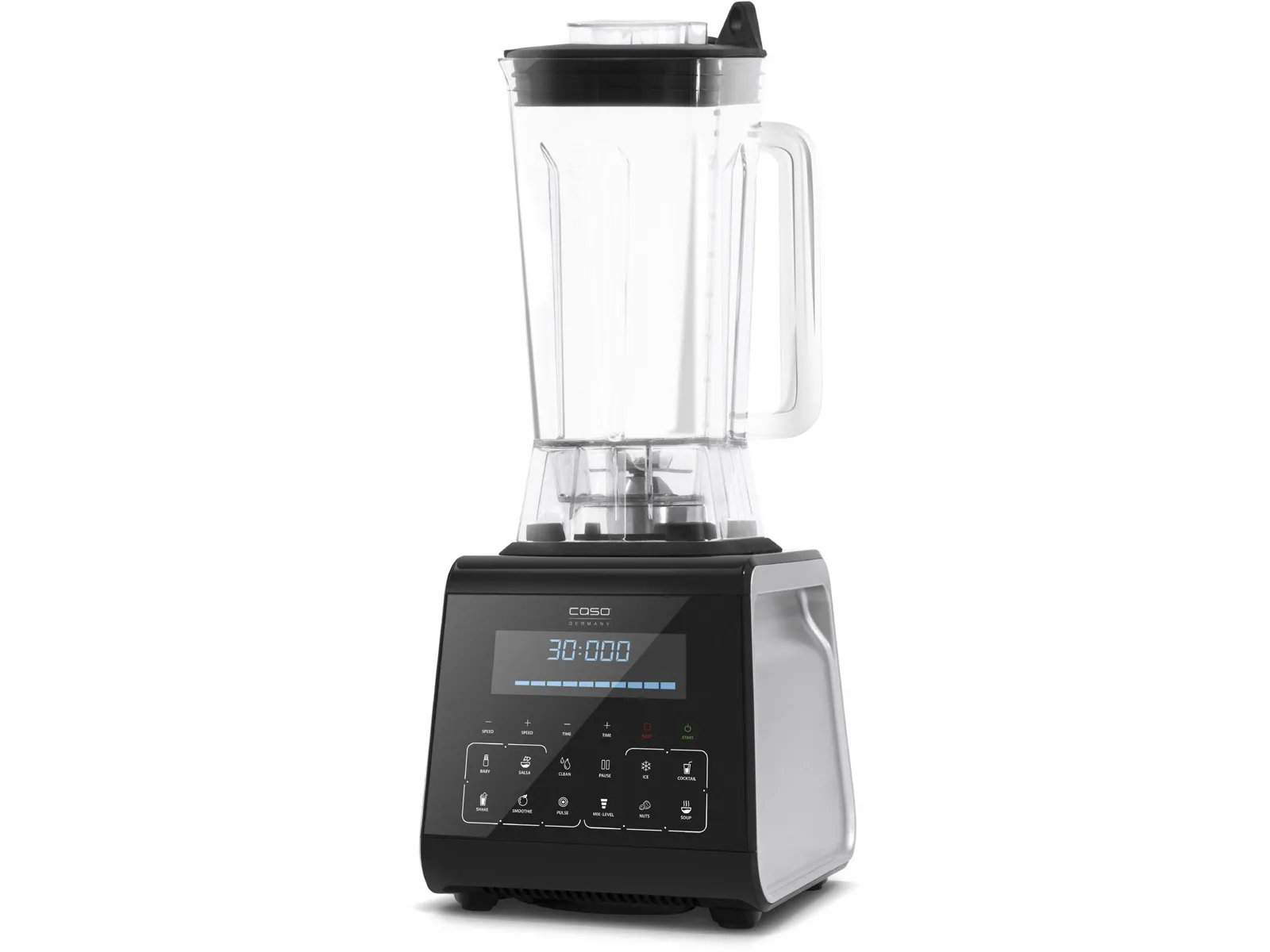 Caso B3000, Bord juicepresse, 2 l, Pulsfunksjon, Isknusing, 1400 W, Blå