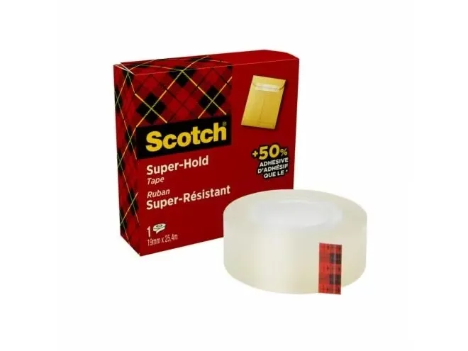 Scotch 7100209494, 25,4 m, Gjennomsiktig, Cellulose, Blank, 2,54 cm, 19 mm