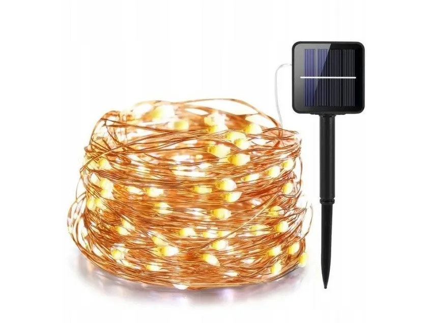 VOLTENO solcellelampe 100 LED / girlander