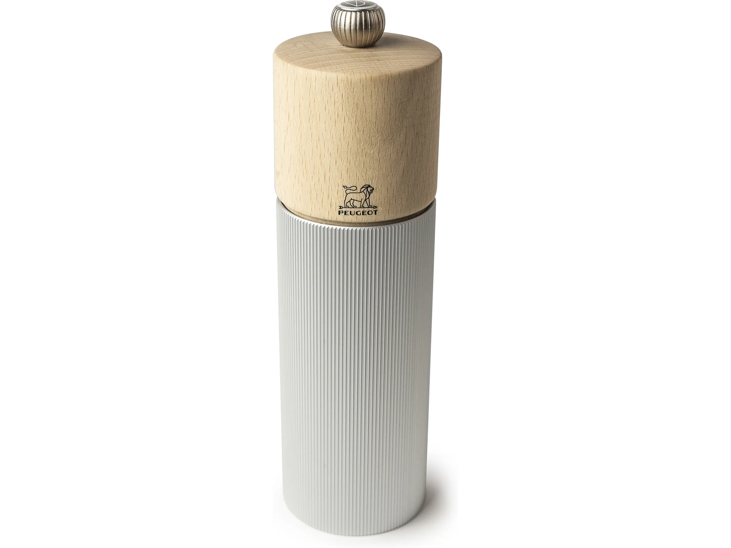 Peugeot Peugeot Line saltkvern krydderikvern tre/aluminium 18 cm natur