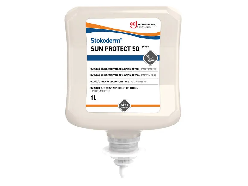 Solcreme Stokoderm Sun Protect 50 PURE 1 liter