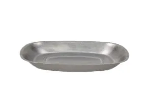 Oval Tex-Mex-fat L25,5xB16,5xH2,8 cm i rustfritt stål - 6 stk./pakning