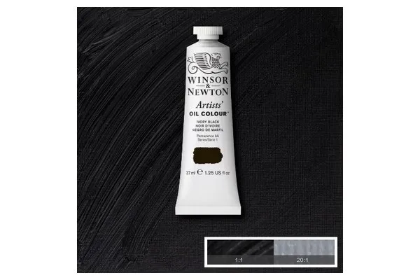 Artists oljefarge 37 ml elfenbenssvart 331