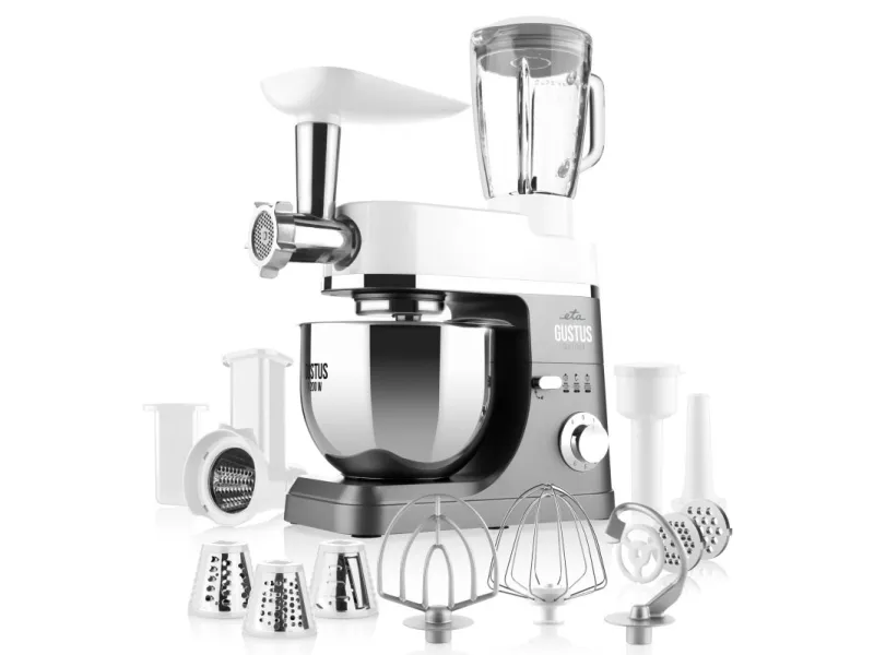 Eta ETA412890010, 5,5 l, Grå, Hvit, Knapper, 1,5 l, Miksing, 1,25 m
