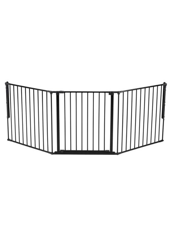 BabyDan Pet Flex L hundegitter sort 146-223 cm