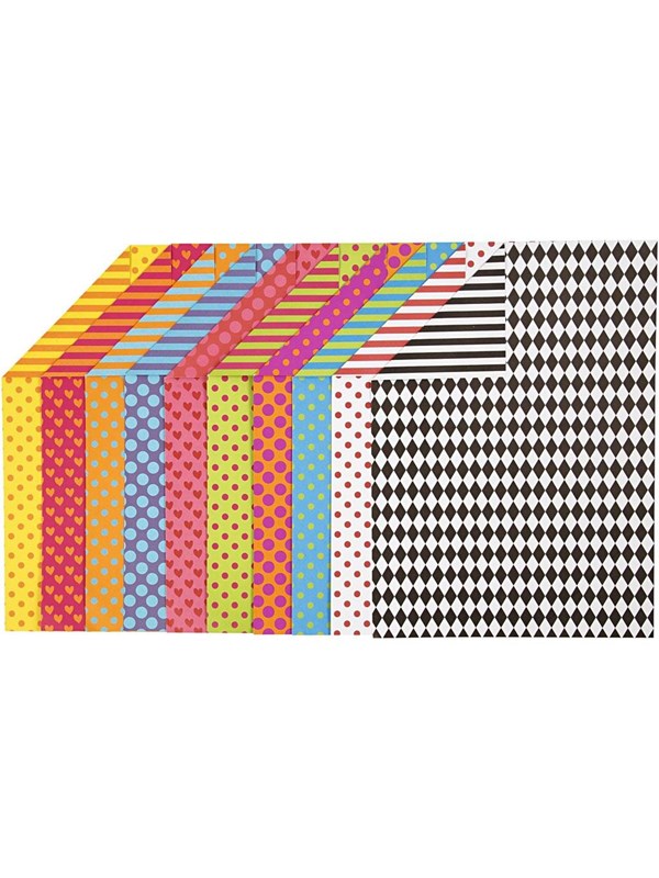 Creativ Company Printed Cardboard Color A4 20 Sheets 250gr.