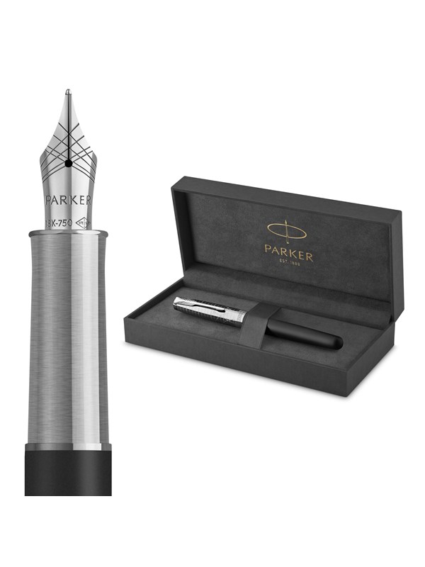 Parker Sonnet Legacy of Flight Collection C.T. Fountain Pen F 18K Gold nib Black ink