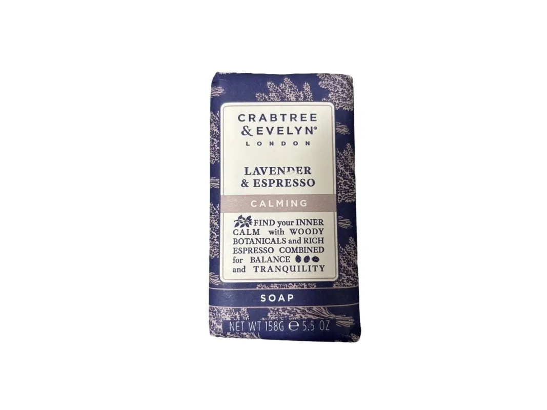 Crabtree & Evelyn Lavender & Espresso beroligende såpestykke 158 g (for kvinner)