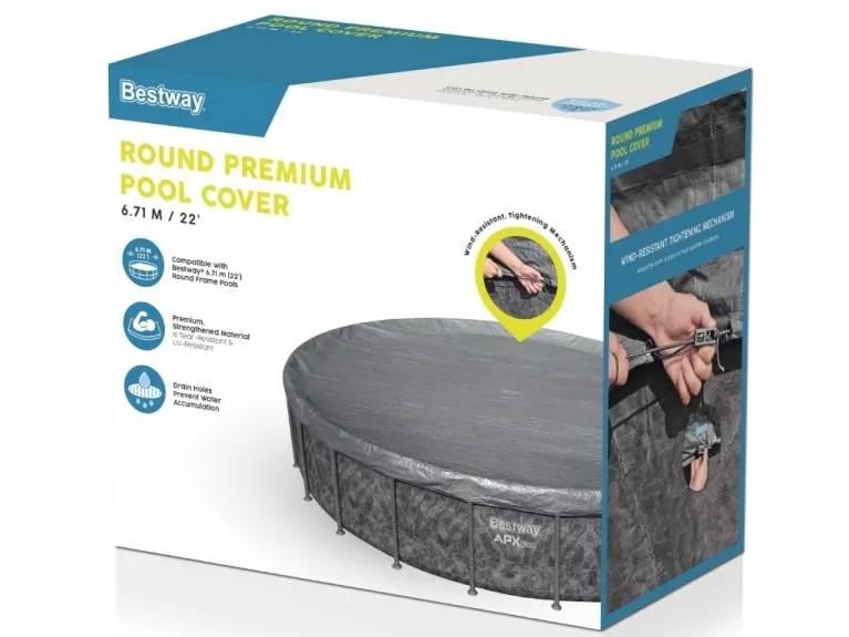 Bestway dekke 671 cm Premium rundt bassengtrekk