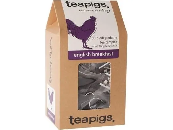 Teapigs English Breakfast te, 50 pyramideposer