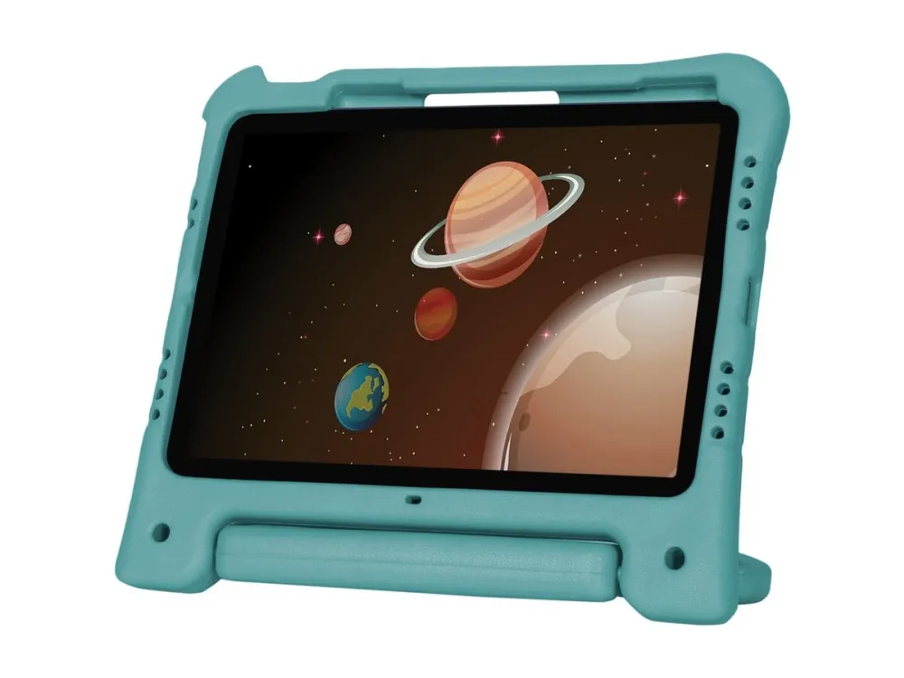 Targus Kids - Baksidedeksel for nettbrett - antimikrobielt - EVA-skum - sjøgrønn - for Apple 10.9-inch iPad (10th generation)  10.9-inch iPad Air (4th generation, 5th generation)  11-inch iPad Air (M2, M3)  11-inch iPad Pro (1st generation, 2nd generation, 3rd generation, 4th generation)