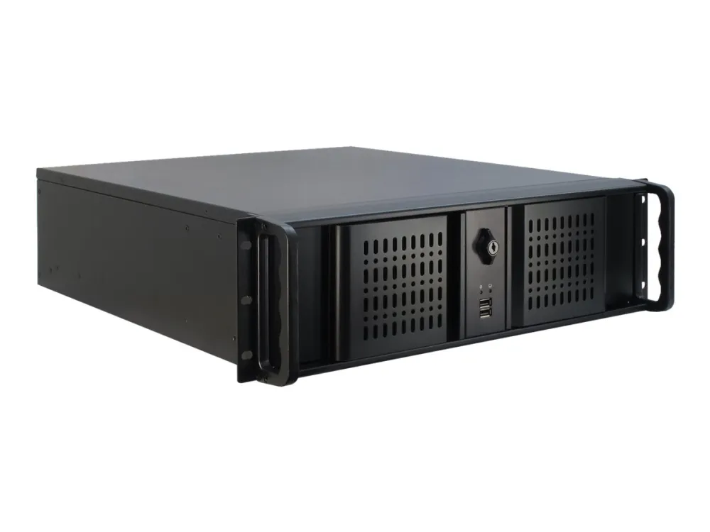 Inter-Tech IPC 3U-3098-S - Rackmonterbar 3U - ATX - ingen strømforsyning (ATX) - USB