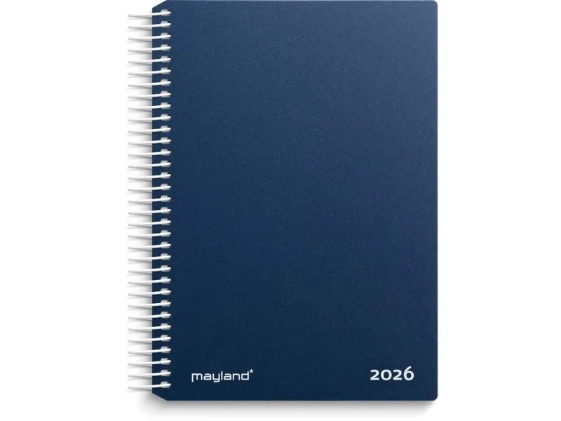 Dagkalender blå PP-plast 2026