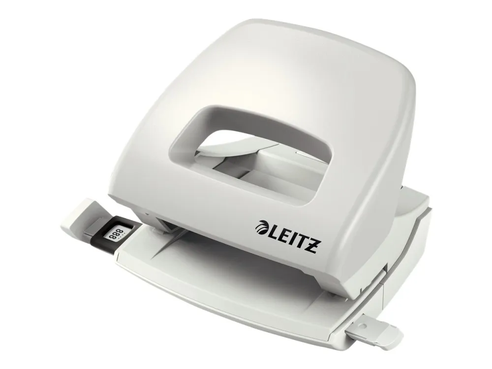 Leitz NeXXt – Hullmaskin – 16 ark / 1,6 mm – metall, plast – grå