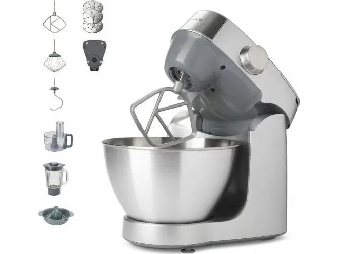 Kenwood Prospero+, 4,3 l, Sølv, Rustfritt stål, Rotasjon, 1,6 kg, 0,5 kg, 8 egg