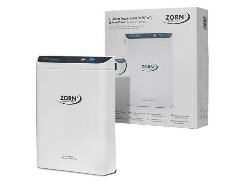 ZORN 20,8 Ah ekstra batteri til 30L køleboks
