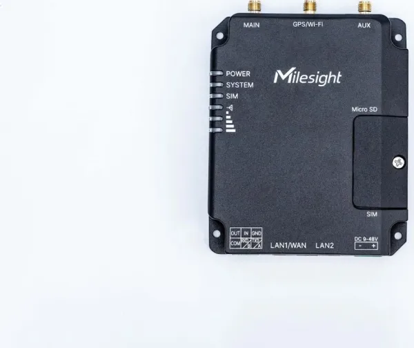 MILESIGHT Milesight UR32 industriell LTE-ruter med WiFi 2*10/100 Mbps aluminiumsveske Dual Sim RS232 RS485 DI TO TCP UDP Modbus MQTT