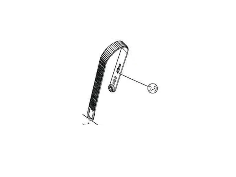 BuzzRack Wheel strap 492mm