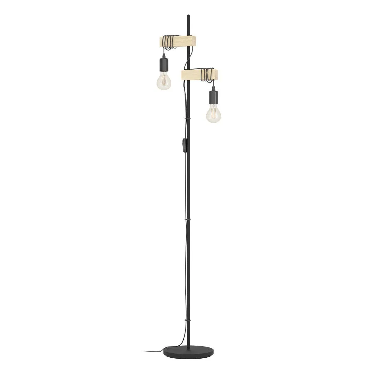 EGLO TOWNSHEND Gulvlampe - Sort