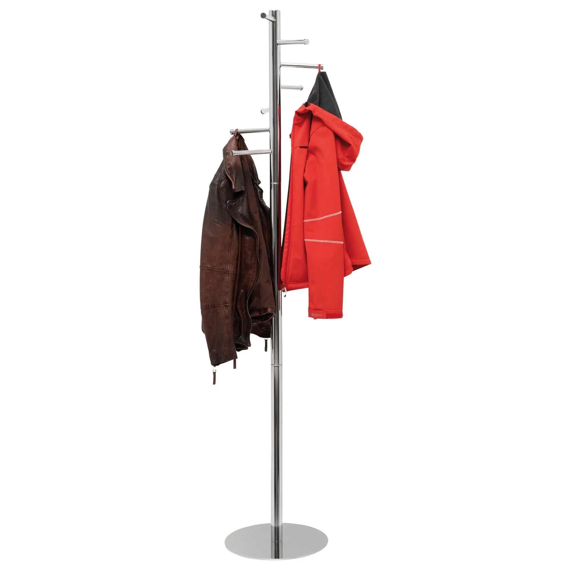 Coat stand, caurus chrome