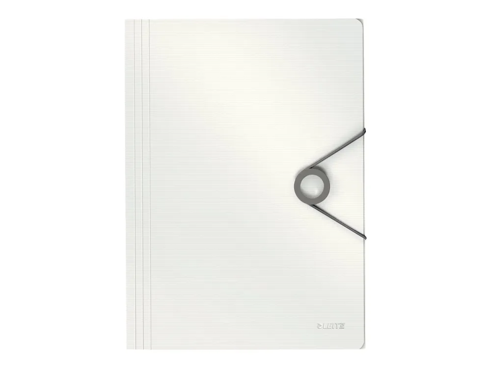 Leitz Solid - 3-fliksmappe - for A4 (210 x 297 mm) - kapasitet: 150 ark - hvit