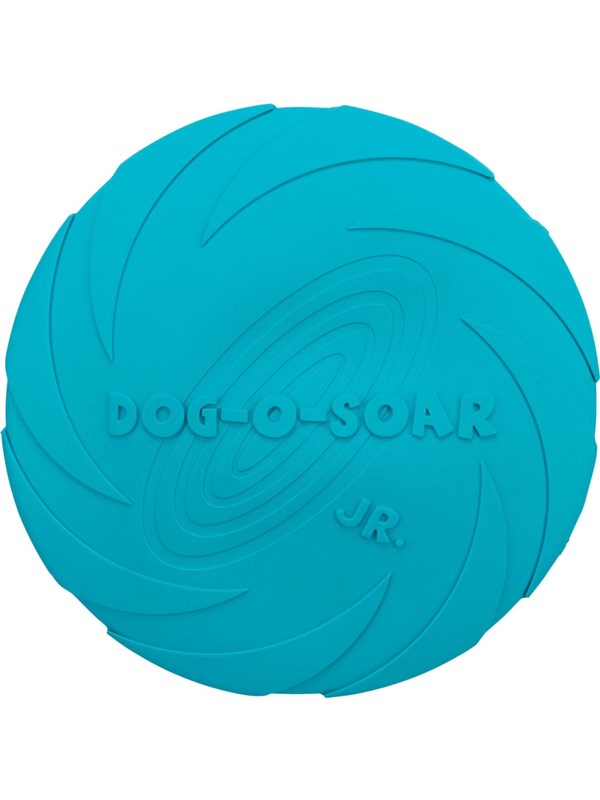 Trixie Dog Disc Frisbee Natural Rubber Blue 18cm