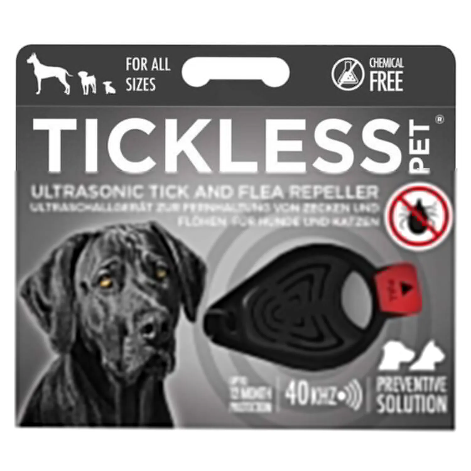 Tickless Pet BLACK, up to 12 Months protection