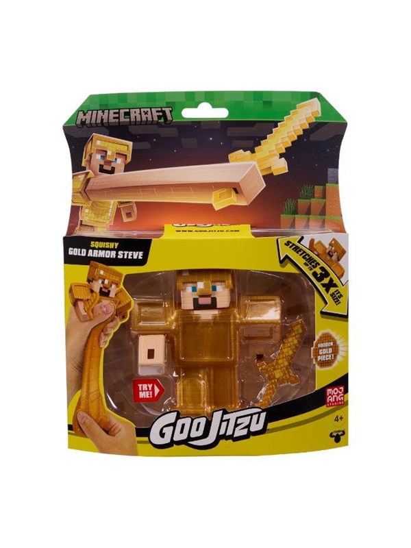 Goo Jit Zu MINECRAFT S4 GOLD ARMOR STEVE