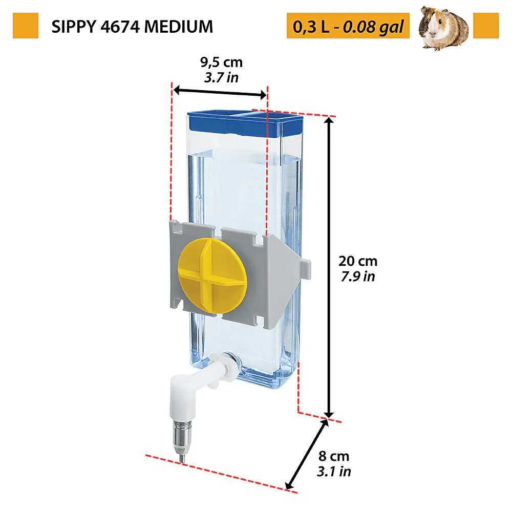 Ferplast Sippy - automatisk beholder for gnagere - medium