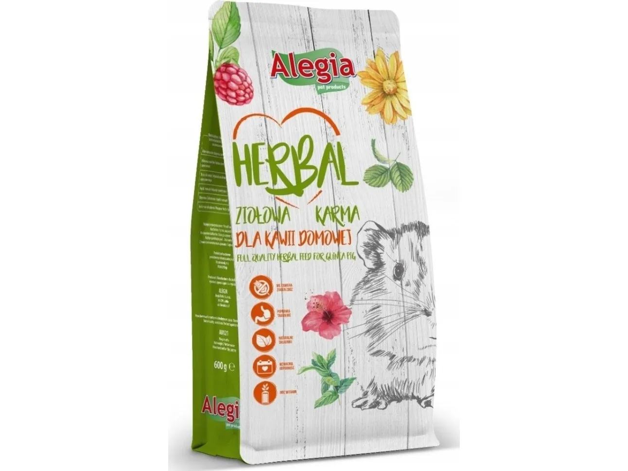 ALEGIA Herbal tørfoder til marsvin - 600 g